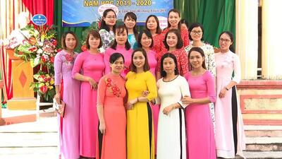 Công đoàn Trường THCS Ngọc Lâm đóng góp vào Bộ sưu tập "Áo dài - Trao gửi yêu thương - Giữ gìn phát huy di sản văn hóa Việt Nam"